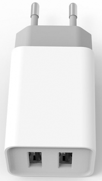Мережевий зарядний пристрій ColorWay 2USB AUTO ID 2.1A 10W (CW-CHS015-WT) 