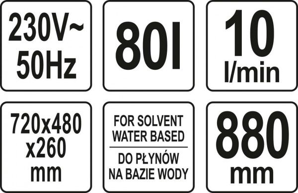 Мойка для мастерской сетевая YATO YT-55808