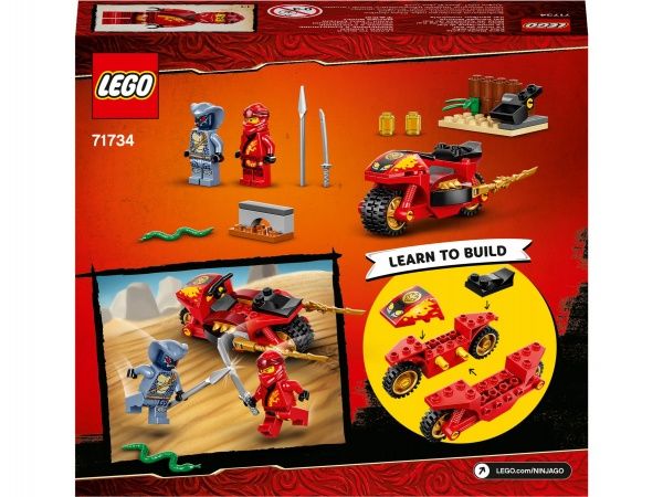 Конструктор LEGO Ninjago Мотоцикл Кая 71734