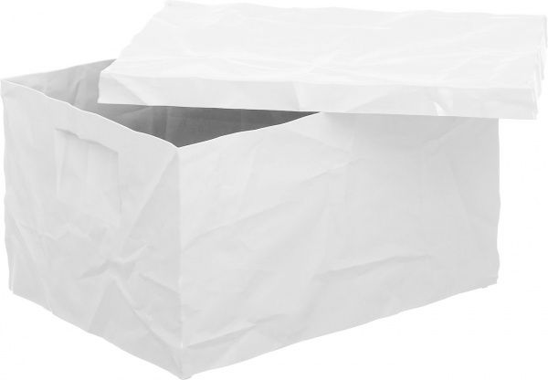 Короб для зберігання пластиковий 412230-970 Krinkle із кришкою 222xбілий мм
