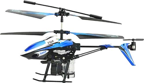 Гелікоптер на ІЧ-керуванні WL Toys Spray 3-к мікро водяна гармата синій WL-V319b