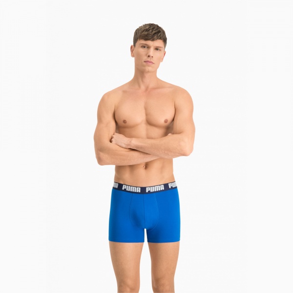 Трусы Puma Basic Boxer 2P 88886960 S синий 2 шт.