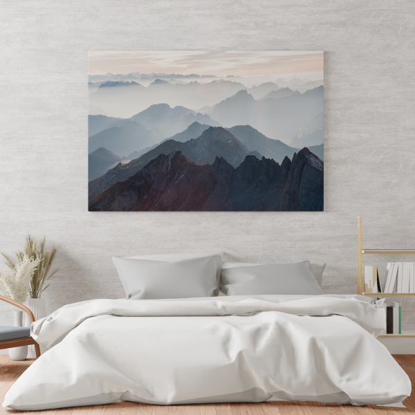 Картина на полотні Світанок у горах 110x80 см WS Holst 14082220 