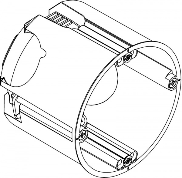 Коробка установочная OBO Bettermann для пустотных стенок с герметичными мембранными входами полипропилен 2003808 