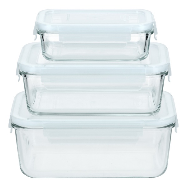 Контейнер Nested 1 л прямокутний білий miFamilia