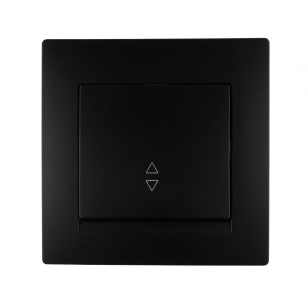 Вимикач прохідний одноклавішний UP! (Underprice) One Plus без підсвітки 10 А 250В антрацит 706-4242-105