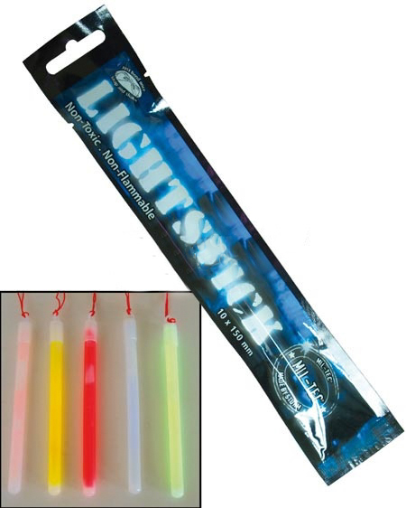 Ліхтар Mil-Tec ХІМІЧНИЙ ОДНОРАЗОВИЙ (10Х150ММ, 8-12Ч) WHITE