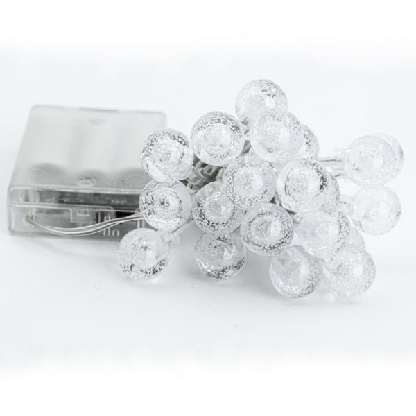 Декоративная гирлянда Altalusse (INL-2707B-20 Cold) встроенный светодиод (LED) 20 ламп 3 м 