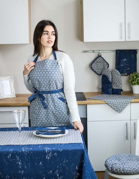 Скатерть Joy синий 110x136 см La Nuit 