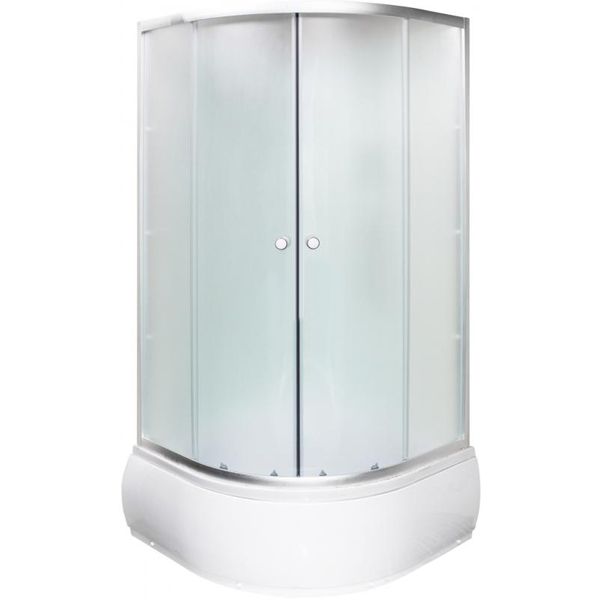 Душевой бокс UP! (Underprice) WKA 612 Т 900*900*1980 стекло матовое, профиль сатин