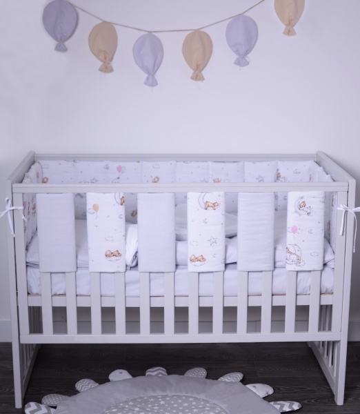 Захист на дитяче ліжко Фенс-бампер 6 од. Dreaming Baby Veres бежевий 154.05.12 