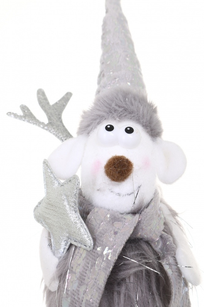 Декоративна фігура лось стоячий на підставці 27 см