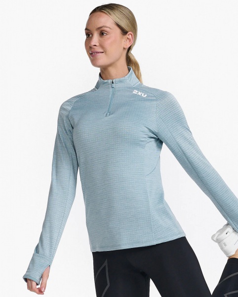 Джемпер 2XU Ignition 1/4 Zip WR6834a_CMB/WRF р.M блакитний