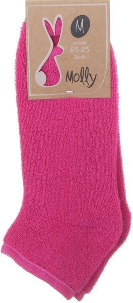 Шкарпетки жіночі Молли чешки махрові р. 23-25 фуксія 1 пар 