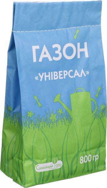 Насіння Сімейний сад газонна трава «Універсал» 0,8 кг