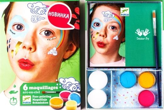Набор косметики Djeco Радуга грим для лица