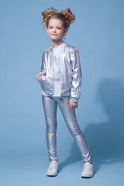 Леггинсы Zironka р.116 серебряный 28-9007-2 