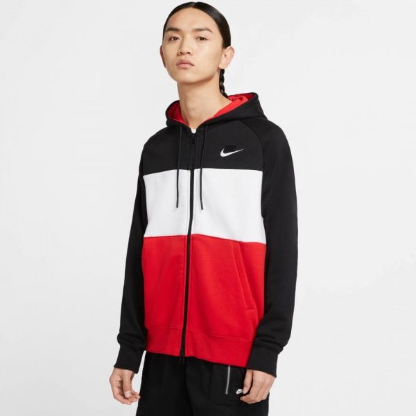 Джемпер Nike M NSW NIKE AIR HOODIE FZ FLC CJ4819-010 р. M черный