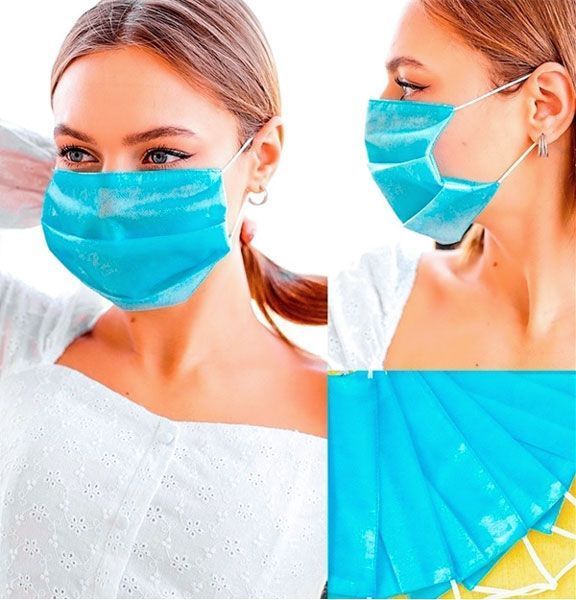 Маска трьохшарова N203 медична 50 шт./уп.