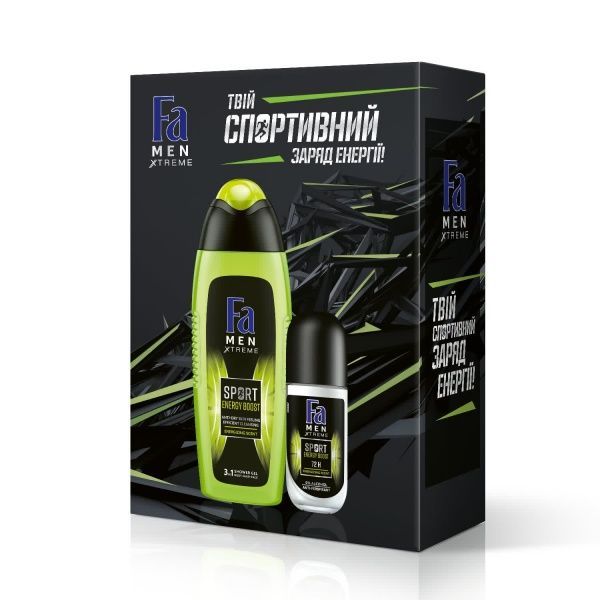 Косметичний набір для чоловіків Fa Sport Energy Boost
