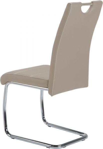 Стул обеденный GT Racer KY666 хром/капучино