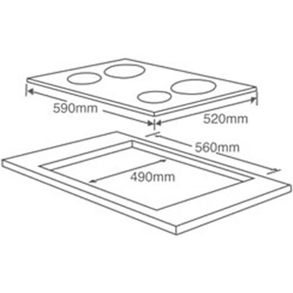 Варочная поверхность Interline HIV 368 SPT BA