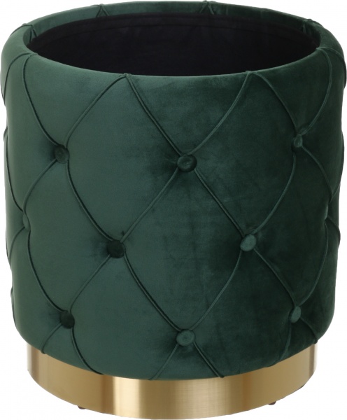 Сундук-пуф Louis зеленый 40х40х44 см 
