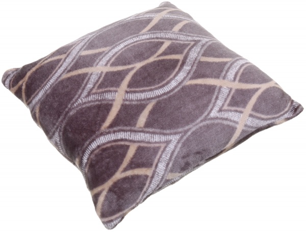 Подушка декоративная Salou 45x45 см коричневый с принтом Frannel 
