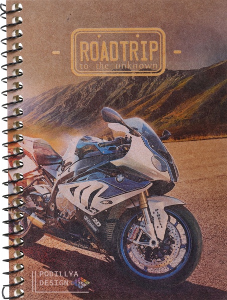 Тетрадь школьная Крафт А6 на пружину 60 листов в клеточку