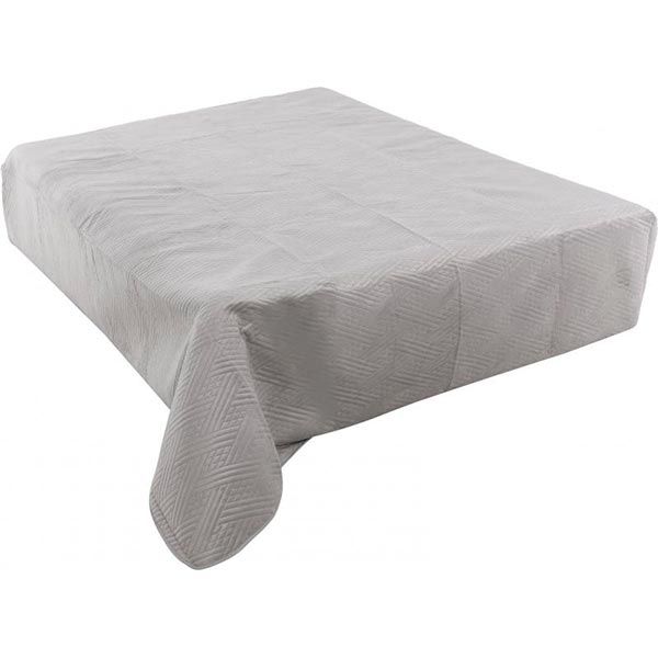 Покривало Underprice Velvet Срібне плетіння 220x240 см