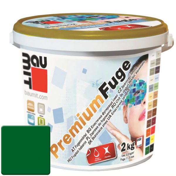 Затирка Баумакол Інтенсив зелена 2 кг