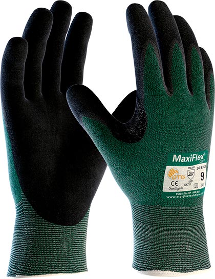 Рукавички ATG MaxiFlex Cut захисні від порізів з покриттям нітрил M (8) 34-8743