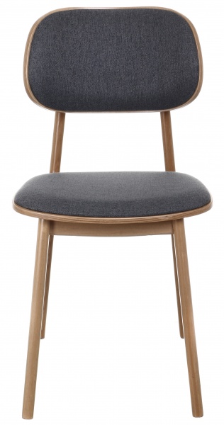 Стул Prestol Крис 490х420х 860 мм серый / дуб