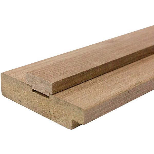 Дверная коробка ОМіС ПВХ под добор ПВХ 80х33 мм дуб золотой