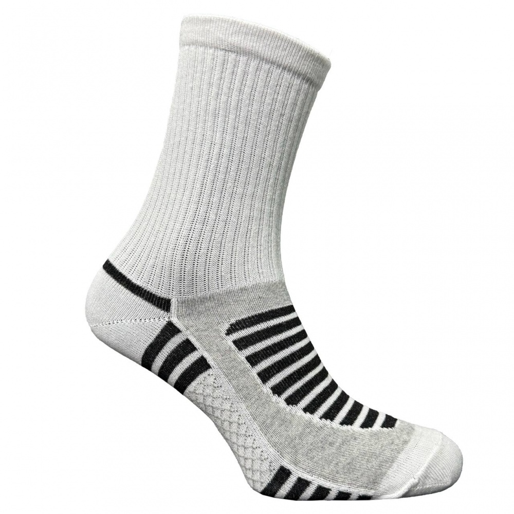 Носки женские Premier Socks Эконом высокие р.23-25 бело-серо-черный