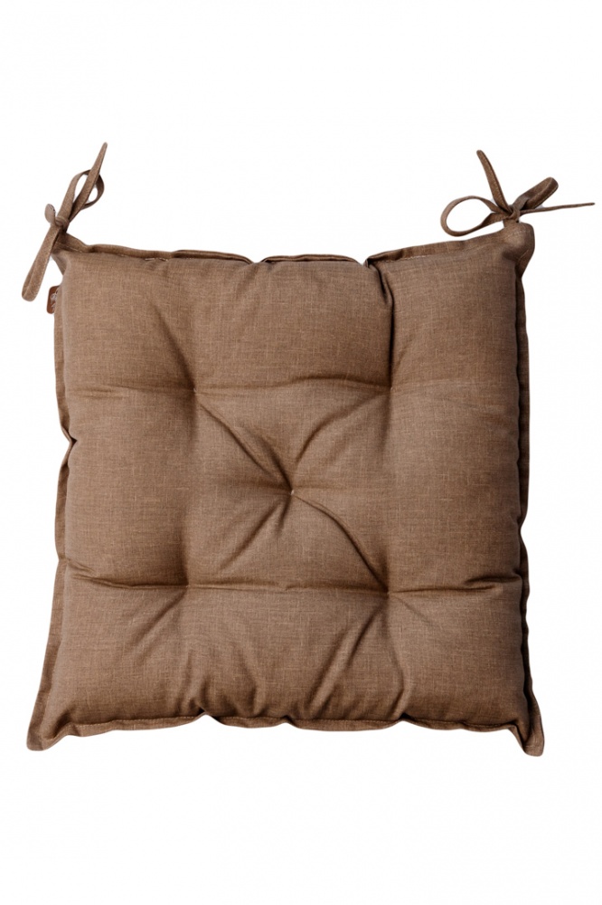 Подушка на стул 40х40 Корица Коричневая Прованс