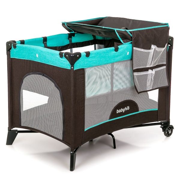 Манеж Babyhit H27-2A18 - Grey, Серо-голубой 71711