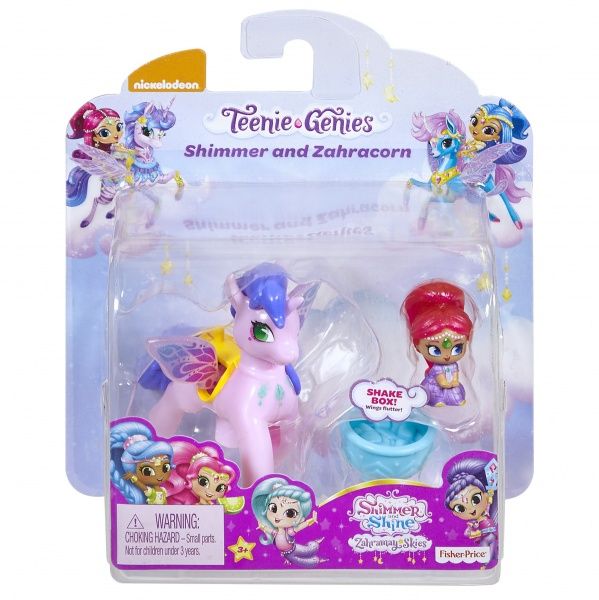 Фигурка Shimmer and Shine Маленький джинн и единорог 
