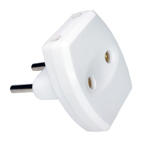 Трійник Neomax без заземлення 3 гн. білий NX1019 