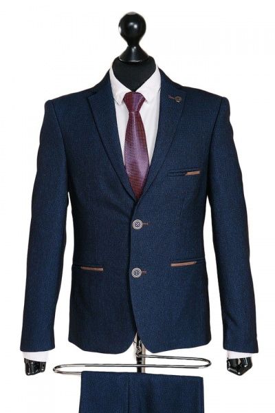 Костюм школьный West-Fashion р. 32 / 134 синий А118 