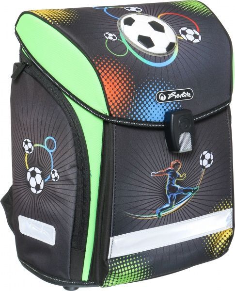 Рюкзак школьный Herlitz укомплектованный Midi Plus Soccer
