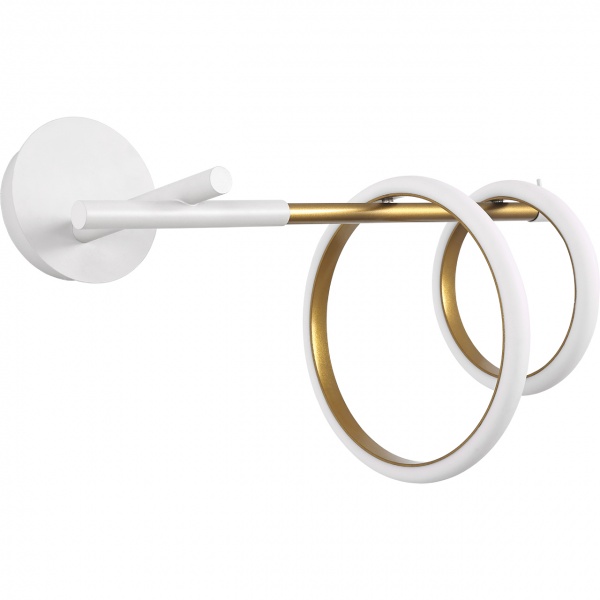 Бра Hopfen LED 20 Вт белый/золото NIK-20 WH 