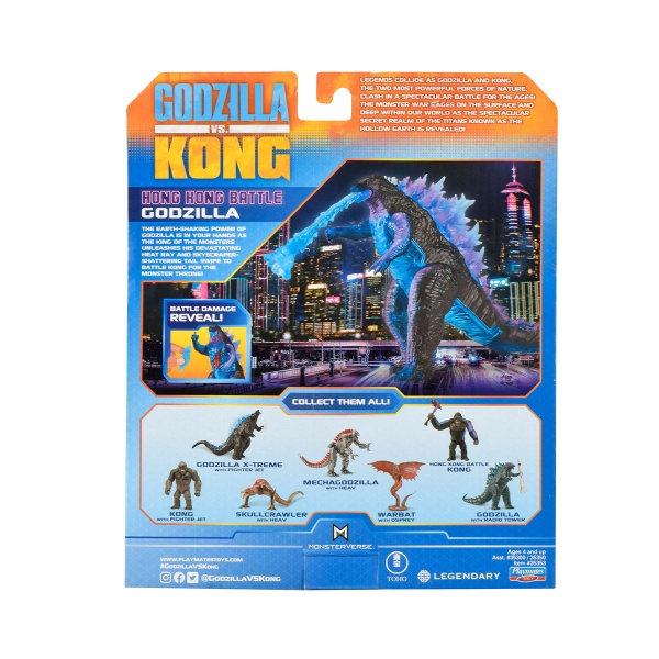 Фигурка GODZILLA VS. KONG Годзилла с боевыми ранами и лучом 35353 