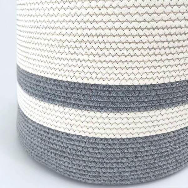 Корзина для хранения MVM TH-16 GRAY/WHITE 450x410x410 мм