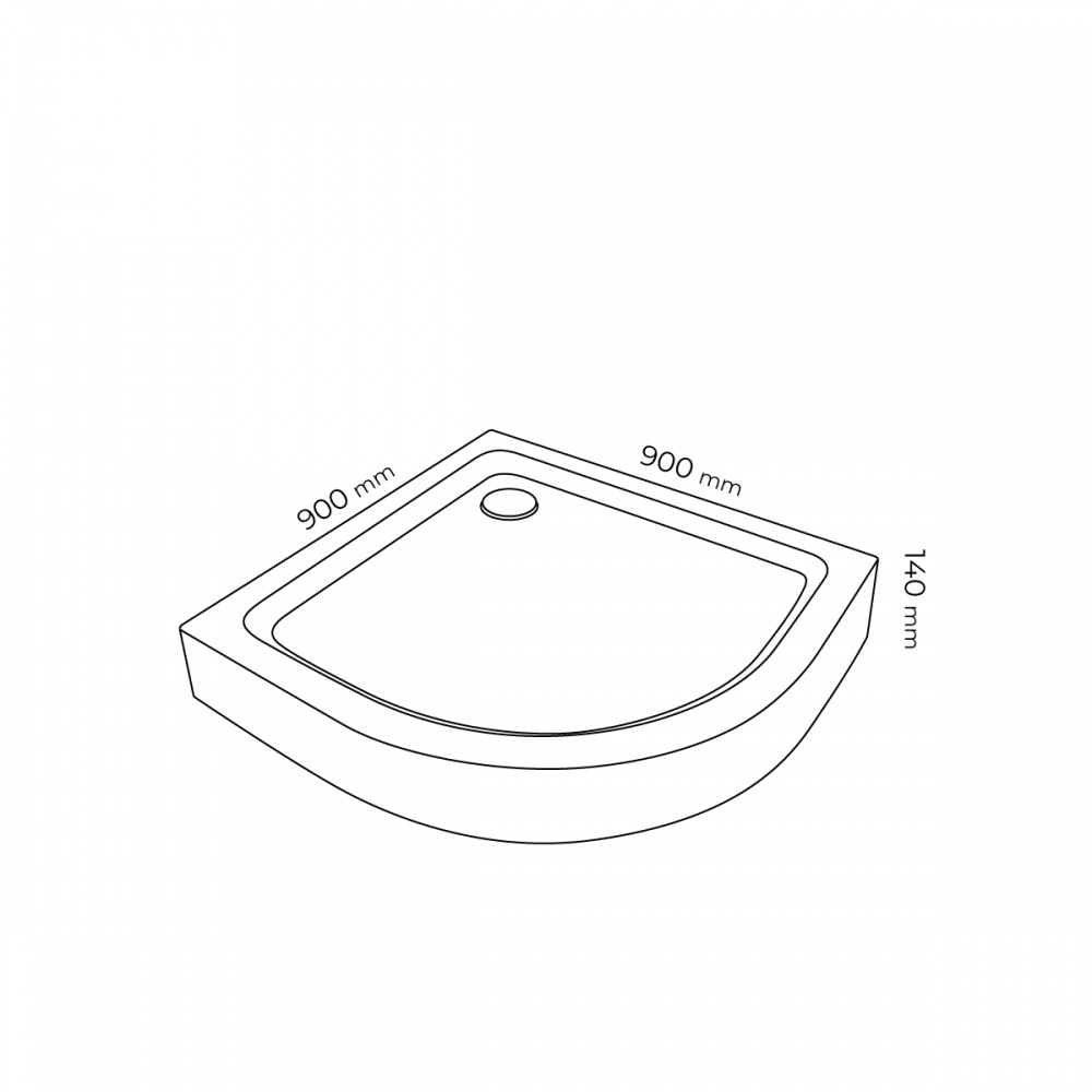 Поддон акриловый DO-TR-01
