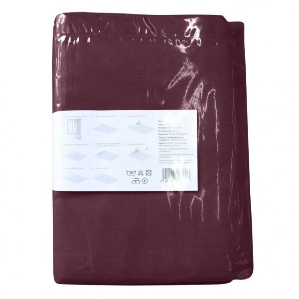 Штора Moda 200х285 см вишневый Decora