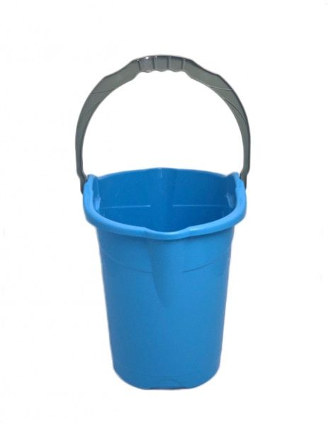 Ведро Dargo мерное с двумя носиками голубое 14 л 