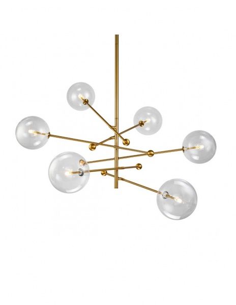 Люстра подвесная Altalusse INL-5112P-06 6x20 Вт G4 золото 