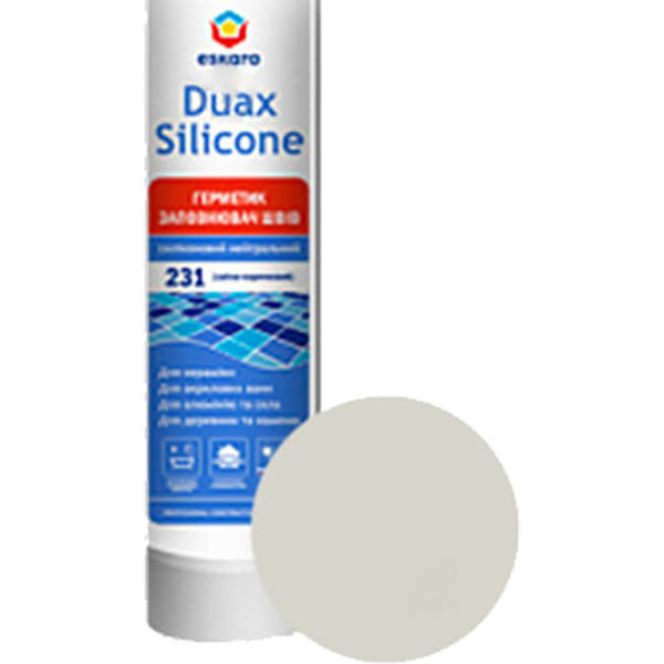 Герметик силіконовий Eskaro Duax Silicone №239 свiтлий мармур 300 мл