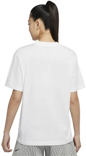 Футболка Nike W NSW ESSNTL TEE BF LBR DN5697-100 р.S белый
